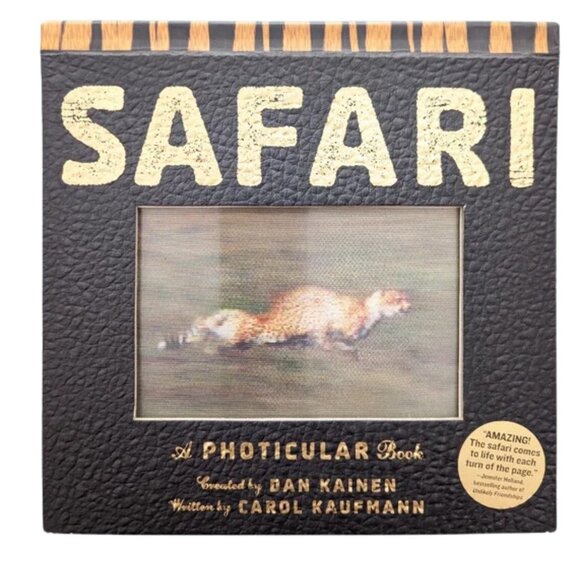 Safari: A Photicular Book by Kainen and Kaufman - Animated Jungle Book Hardcover - Picture 1 of 10